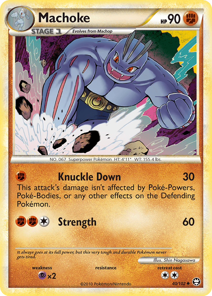 Machoke, carta 40 de Triumphant
