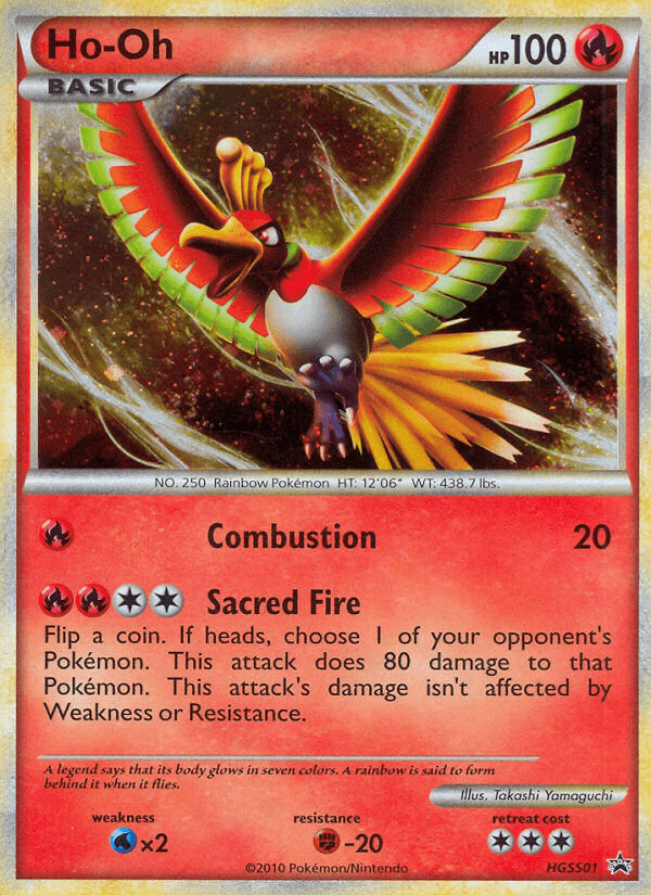 Ho-Oh, carta HGSS01 de HGSS Black Star Promos