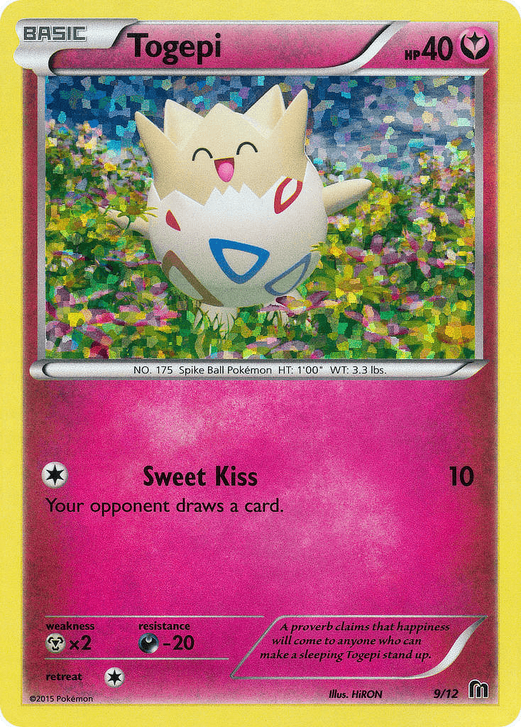 Togepi, carta 9 de McDonald's Collection 2016