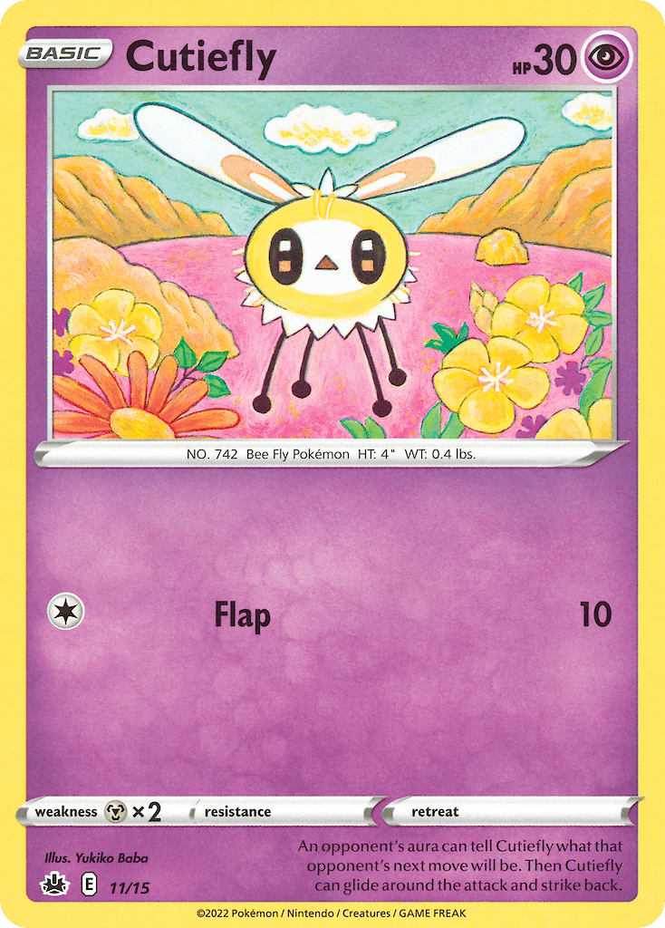 Cutiefly, carta 11 de McDonald's Collection 2022