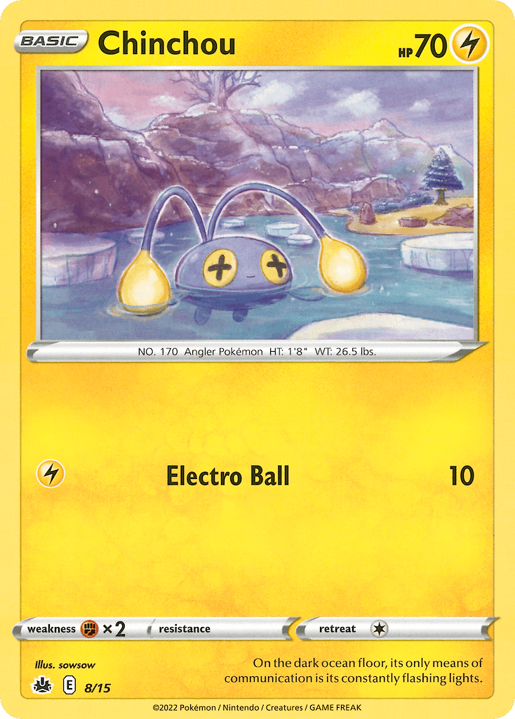 Chinchou, carta 8 de McDonald's Collection 2022