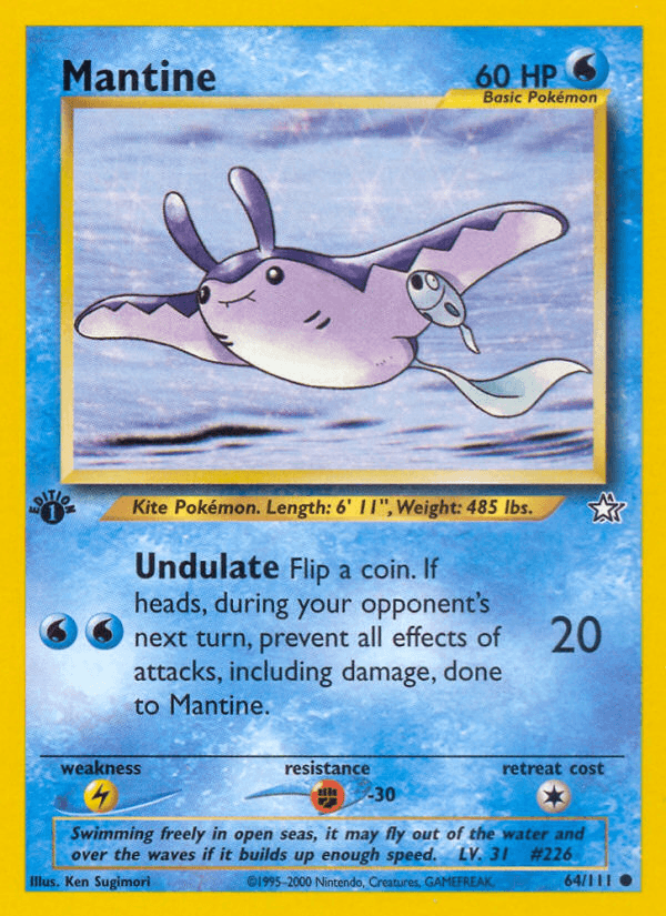 Mantine, carta 64 de Neo Genesis
