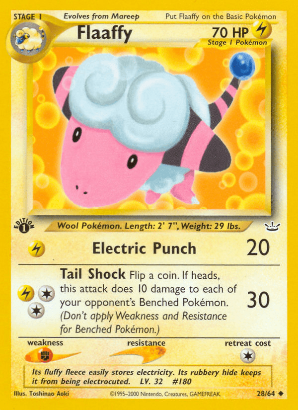 Flaaffy, carta 28 de Neo Revelation