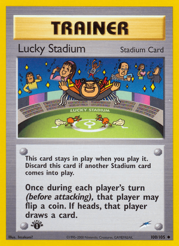 Lucky Stadium, carta 100 de Neo Destiny