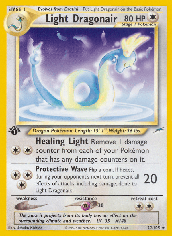 Light Dragonair, carta 22 de Neo Destiny