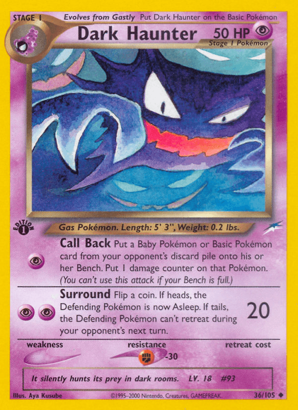 Dark Haunter, carta 36 de Neo Destiny