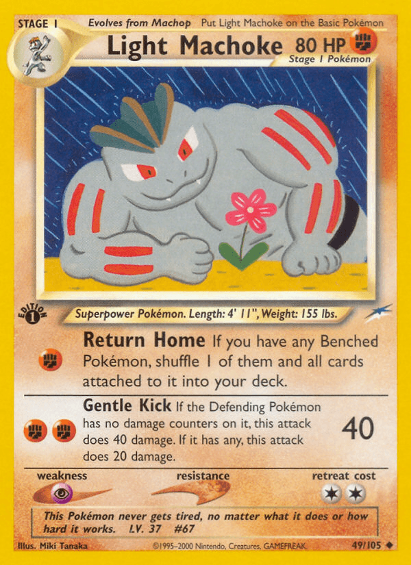 Light Machoke, carta 49 de Neo Destiny