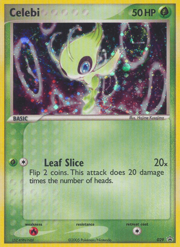Celebi, carta 29 de Nintendo Black Star Promos