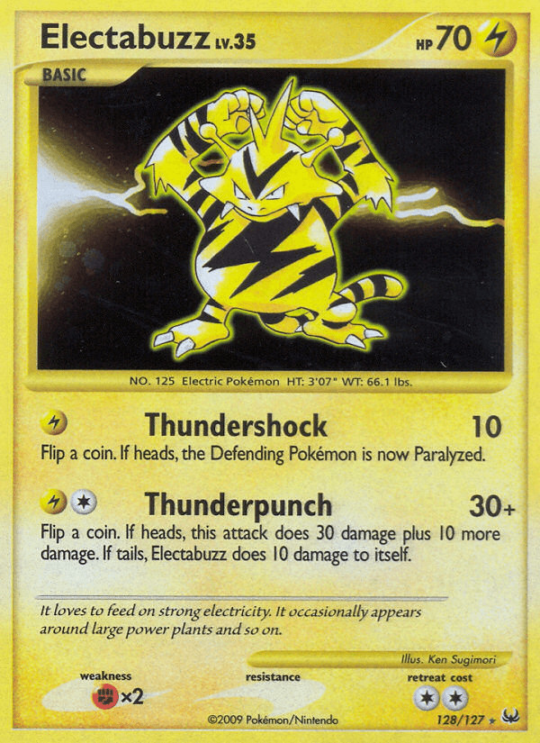 Electabuzz, carta 128 de Platinum