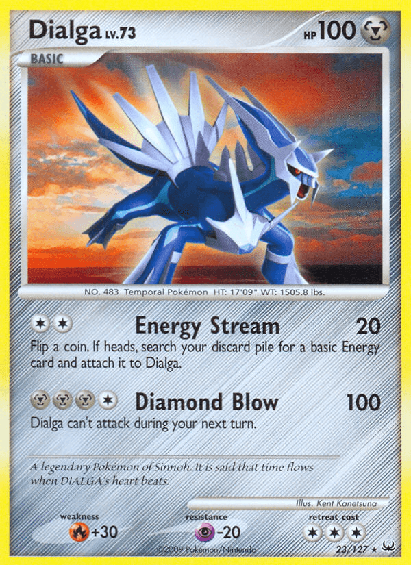 Dialga, carta 23 de Platinum
