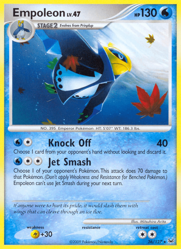 Empoleon, carta 26 de Platinum