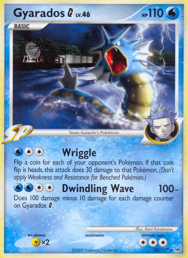 Gyarados G, carta 30 de Platinum