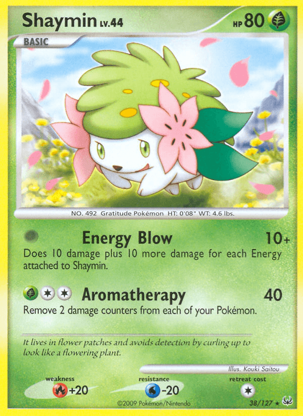 Shaymin, carta 38 de Platinum