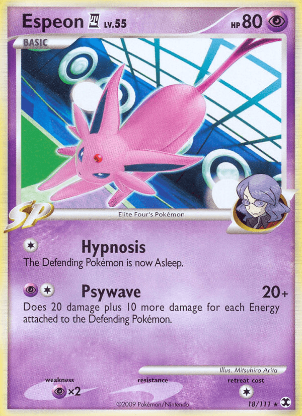 Espeon 4, carta 18 de Rising Rivals