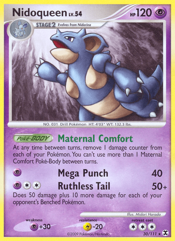Nidoqueen, carta 30 de Rising Rivals