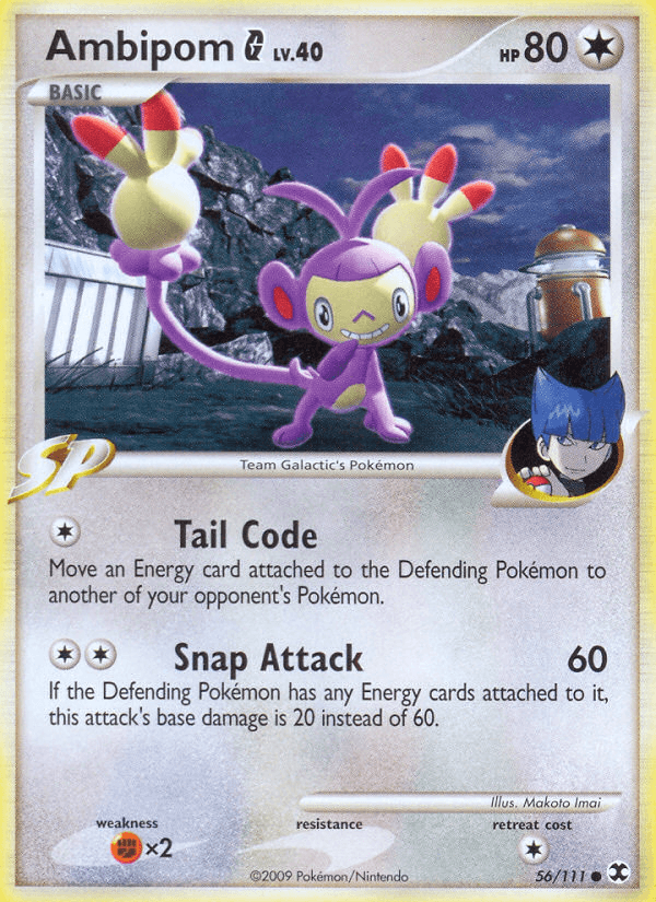 Ambipom G, carta 56 de Rising Rivals
