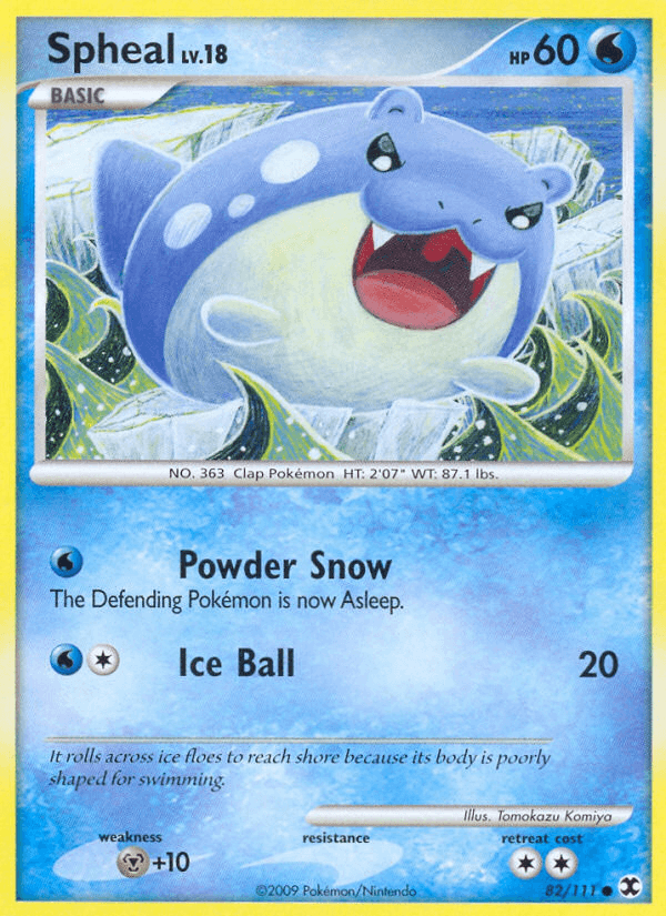 Spheal, carta 82 de Rising Rivals