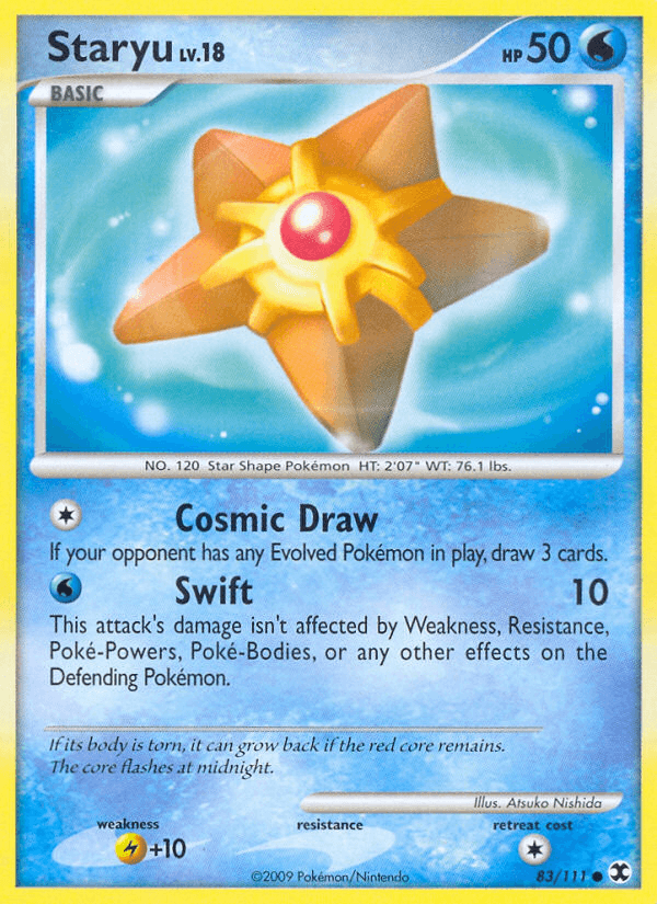 Staryu, carta 83 de Rising Rivals