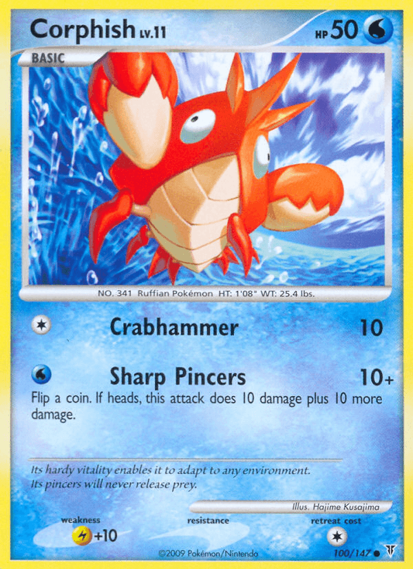 Corphish, carta 100 de Supreme Victors