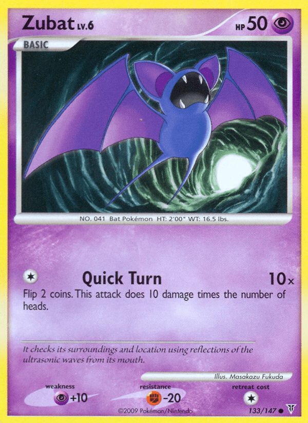 Zubat, carta 133 de Supreme Victors