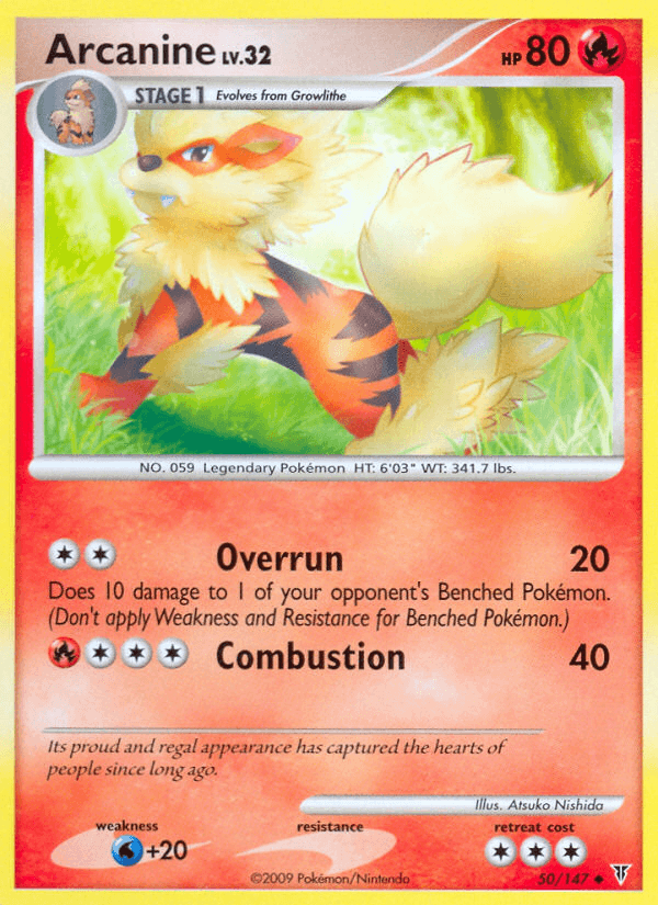 Arcanine, carta 50 de Supreme Victors