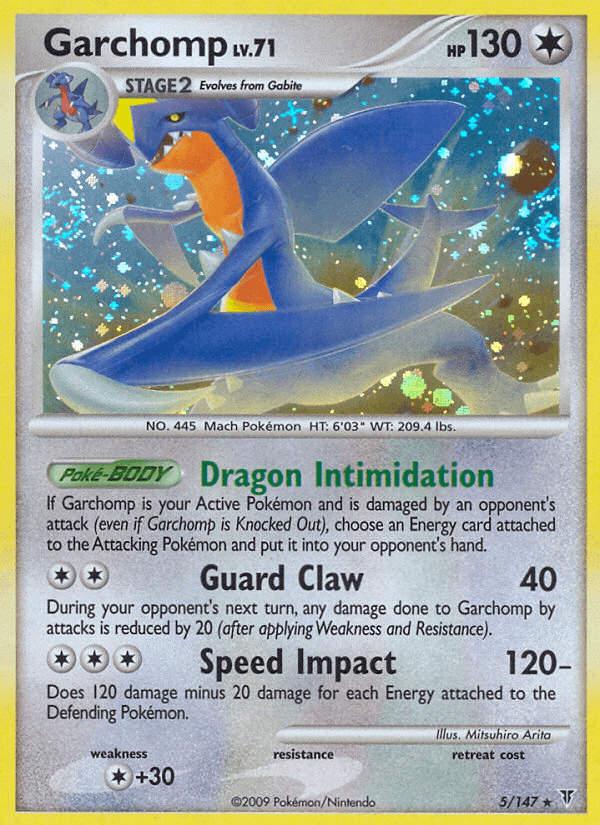 Garchomp, carta 5 de Supreme Victors