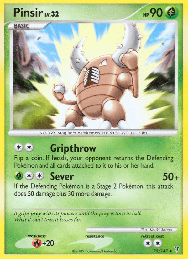 Pinsir, carta 75 de Supreme Victors
