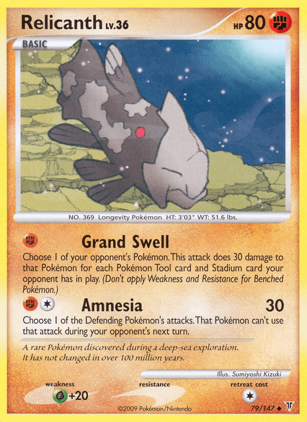 Relicanth, carta 79 de Supreme Victors