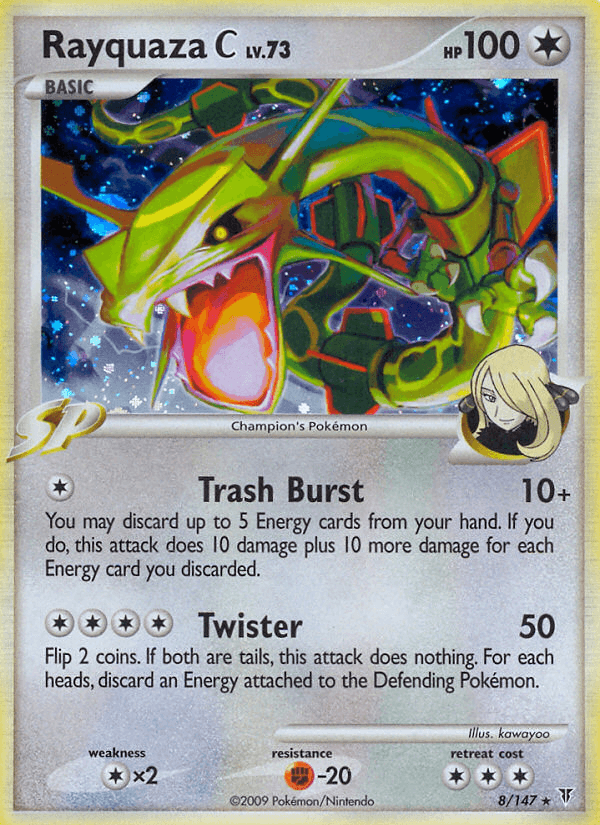 Rayquaza C, carta 8 de Supreme Victors