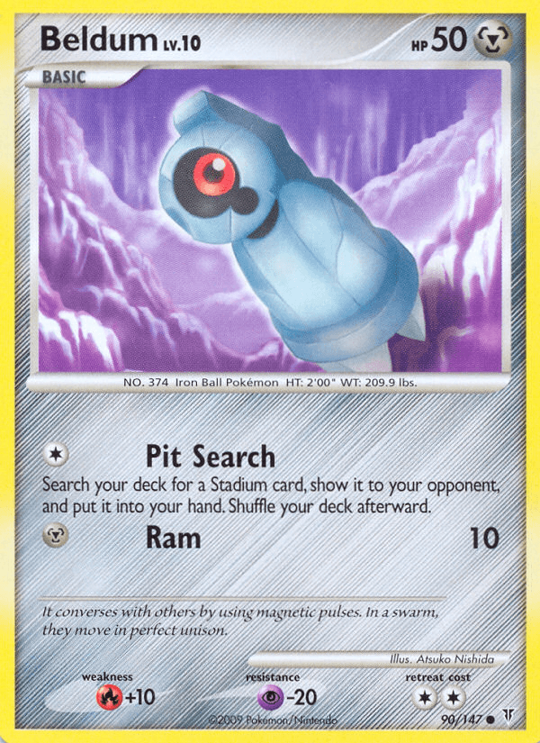 Beldum, carta 90 de Supreme Victors