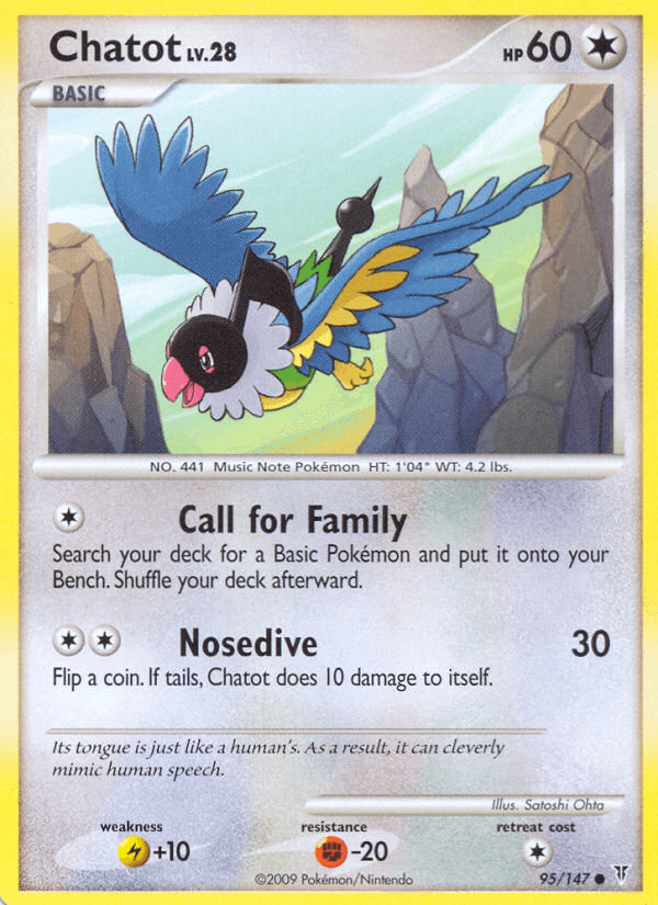 Chatot, carta 95 de Supreme Victors