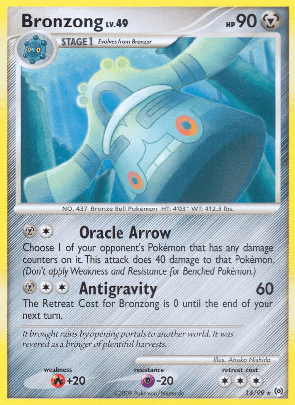 Bronzong, carta 14 de Arceus