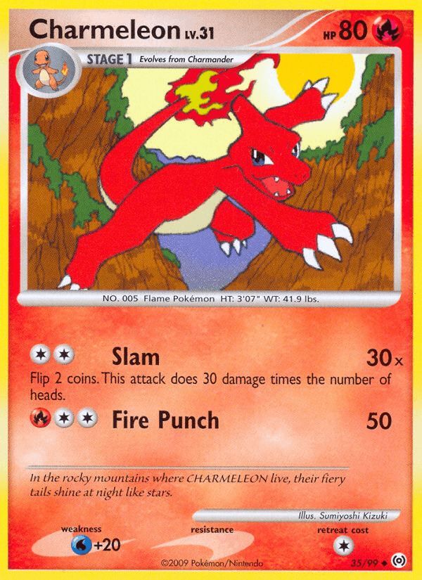 Charmeleon, carta 35 de Arceus
