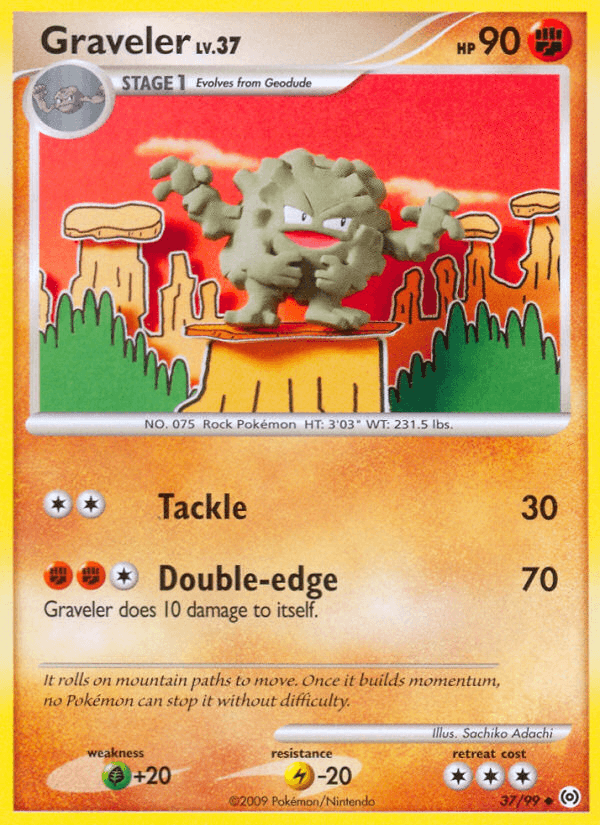 Graveler, carta 37 de Arceus