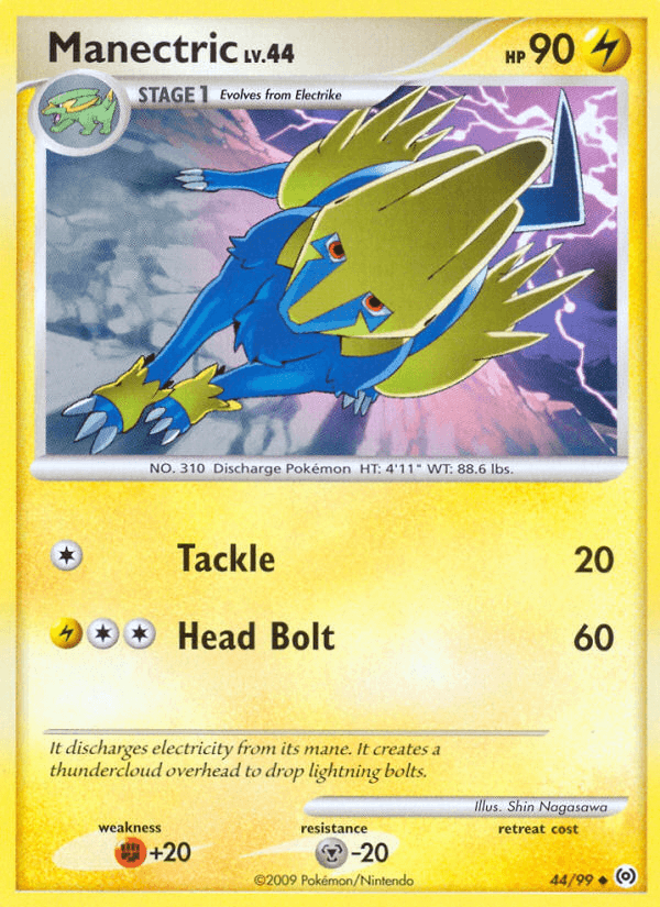 Manectric, carta 44 de Arceus