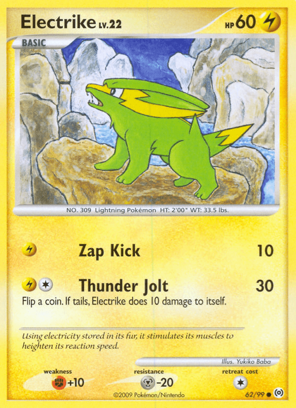 Electrike, carta 62 de Arceus