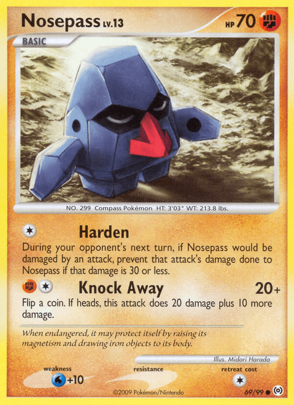 Nosepass, carta 69 de Arceus
