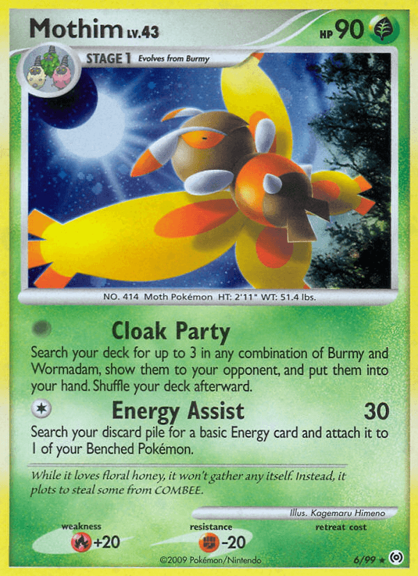Mothim, carta 6 de Arceus