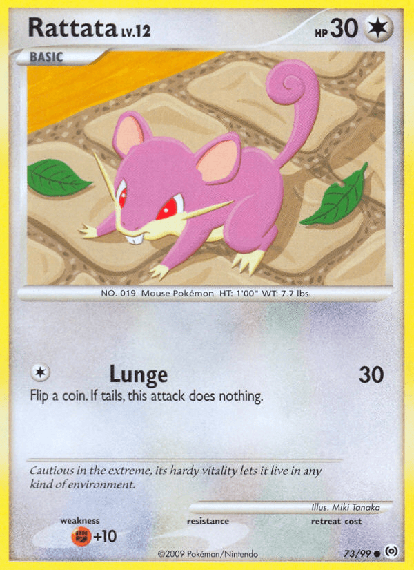 Rattata, carta 73 de Arceus