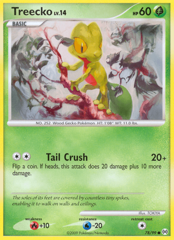 Treecko, carta 78 de Arceus