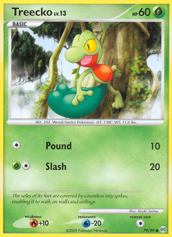 Treecko, carta 79 de Arceus
