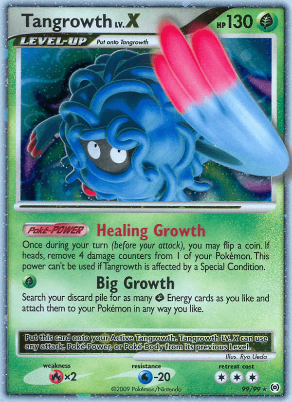 Tangrowth LV. X, carta 99 de Arceus