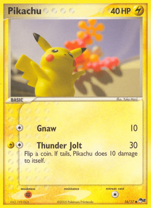 Pikachu, carta 16 de POP Series 2