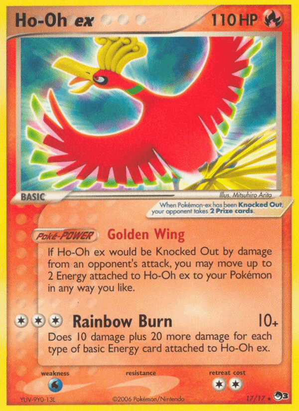 Ho-Oh ex, carta 17 de POP Series 3
