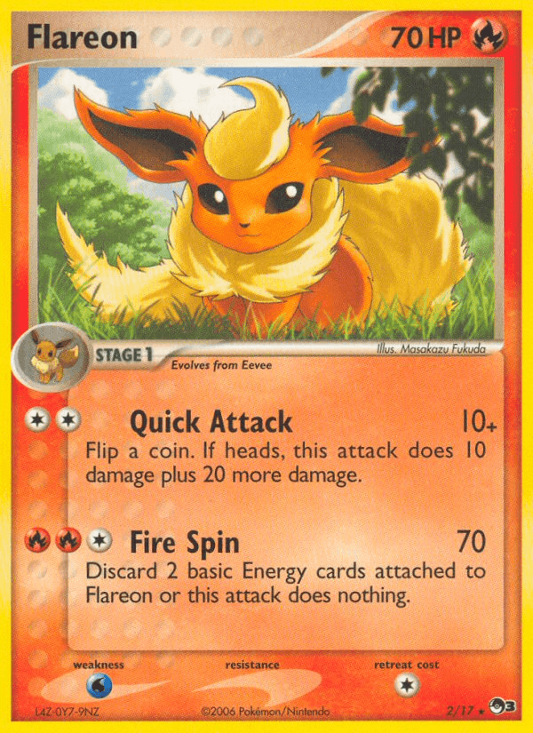 Flareon, carta 2 de POP Series 3
