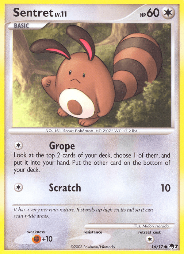 Sentret, carta 16 de POP Series 7