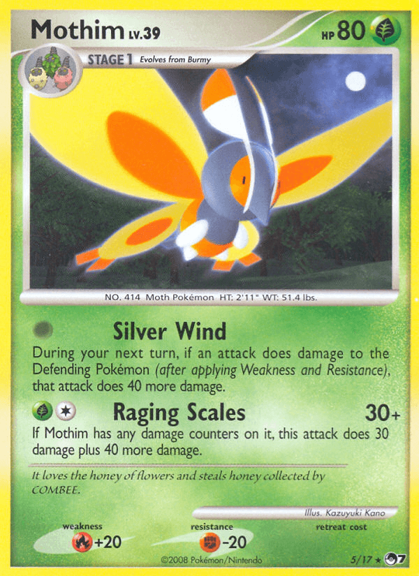 Mothim, carta 5 de POP Series 7