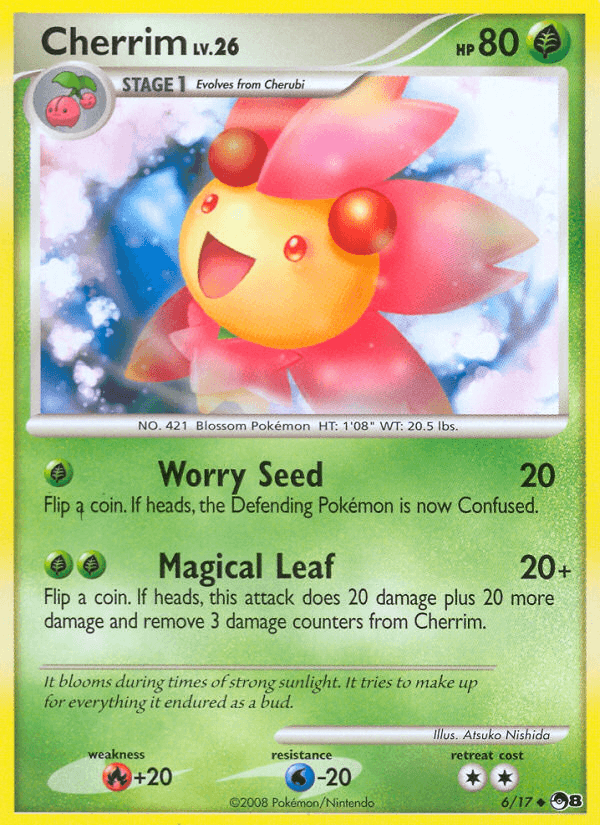 Cherrim, carta 6 de POP Series 8