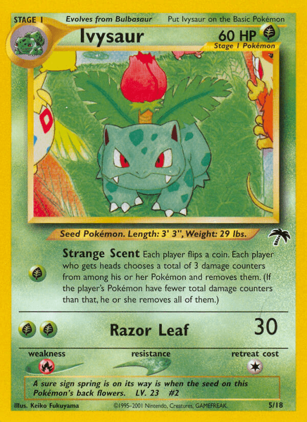 Ivysaur, carta 5 de Southern Islands