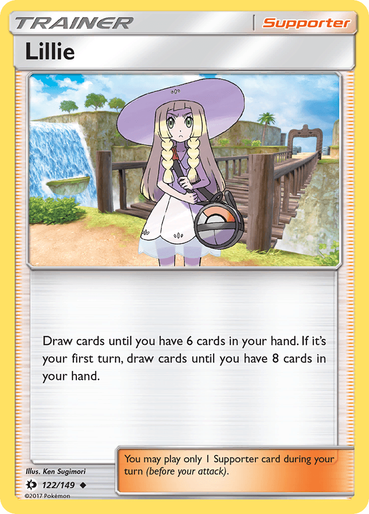 Lillie, carta 122 de Sun & Moon